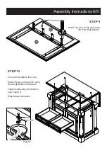 Предварительный просмотр 6 страницы Homestyles Kitchen Island 88 5006 9441 Manual