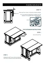 Предварительный просмотр 7 страницы Homestyles Kitchen Island 88 5006 9441 Manual