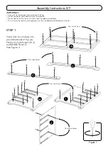 Предварительный просмотр 2 страницы Homestyles Naples 5530-940 Assembly Instructions Manual