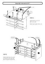 Предварительный просмотр 4 страницы Homestyles Naples 5530-940 Assembly Instructions Manual