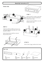 Предварительный просмотр 7 страницы Homestyles Naples 5530-940 Assembly Instructions Manual