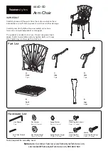 Homestyles OutdoorPatio 6660-80 Quick Start Manual предпросмотр