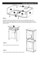 Предварительный просмотр 4 страницы Homestyles Pantry 5180-64 Manual