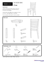 Предварительный просмотр 1 страницы Homestyles Sedona 20 05420 0080 Quick Start Manual