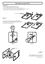 Предварительный просмотр 3 страницы Homestyles Stainless Steel Top 5100-102 Manual