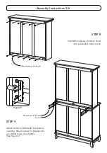 Предварительный просмотр 15 страницы Homestyles Stainless Steel Top 5100-102 Manual