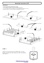 Предварительный просмотр 2 страницы Homestyles Storage Island 20 05520 0923 Manual