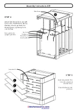 Предварительный просмотр 4 страницы Homestyles Storage Island 20 05520 0923 Manual