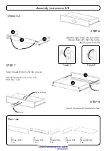 Предварительный просмотр 5 страницы Homestyles Storage Island 20 05520 0923 Manual