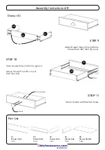 Предварительный просмотр 6 страницы Homestyles Storage Island 20 05520 0923 Manual