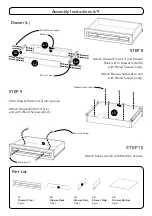 Предварительный просмотр 6 страницы Homestyles Storage Island 20 05530 0942 Quick Start Manual