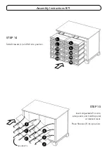 Предварительный просмотр 8 страницы Homestyles Storage Island 20 05530 0942 Quick Start Manual