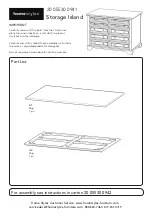 Предварительный просмотр 11 страницы Homestyles Storage Island 20 05530 0942 Quick Start Manual