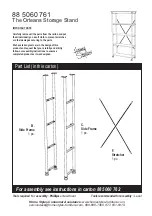 Предварительный просмотр 1 страницы Homestyles The Orleans Storage Stand 88 5060 761 Manual