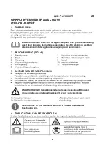 Preview for 5 page of HomeTech Q1B-CH-2000ST Manual