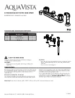 Preview for 1 page of Homewerks Worldwide AquaVista 26-K82CS-CH-AV Installation Instructions