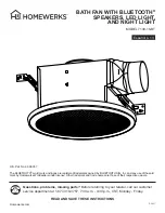 Preview for 1 page of Homewerks 7130-16-BT Manual