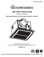 Homewerks 7136-02HW Use And Care Manual preview