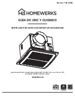 Preview for 13 page of Homewerks 7136-02HW Use And Care Manual