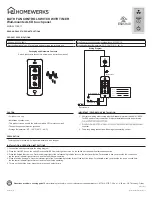 Preview for 1 page of Homewerks 7150-11 Quick Start Manual