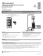 Preview for 2 page of Homewerks 7150-11 Quick Start Manual