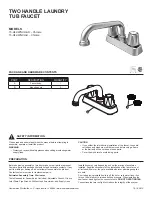 Homewerks AQUEOUS 15-U42-WNCH-AD Manual preview