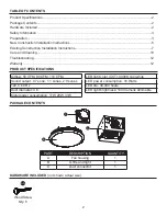 Предварительный просмотр 2 страницы Homeworks 7141-110 Instructions Manual