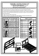 Preview for 1 page of homezone Caira 1700-QH Assembly Instructions