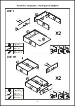 Preview for 9 page of Homfa HMC-MW-039 Assembly Instructions Manual