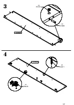 Preview for 6 page of HOM'IN Corel LRCV721LB Assembling Instruction