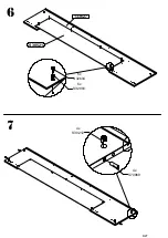 Preview for 8 page of HOM'IN Corel LRCV721LB Assembling Instruction