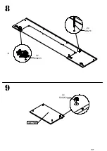 Preview for 9 page of HOM'IN Corel LRCV721LB Assembling Instruction