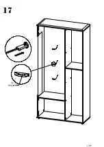 Preview for 17 page of HOM'IN Corel LRCV721LB Assembling Instruction