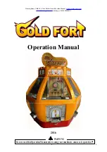 Предварительный просмотр 1 страницы Homing Gold Fort Operation Manual