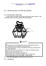 Предварительный просмотр 7 страницы Homing Gold Fort Operation Manual