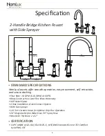 Preview for 6 page of HomLux 063E004435 Installation Manual