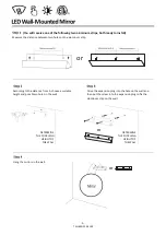 Preview for 6 page of HomLux Round LED Bathroom Mirror Manual