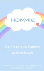 Hommie CT-P11X Quick Start Manual предпросмотр