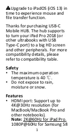 Preview for 3 page of Hommie IPC01 Quick Start Manual