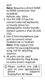 Preview for 8 page of Hommie IPC01 Quick Start Manual