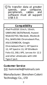 Preview for 9 page of Hommie IPC01 Quick Start Manual