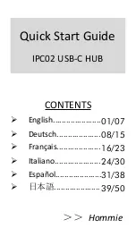 Hommie IPC02 Quick Start Manual предпросмотр