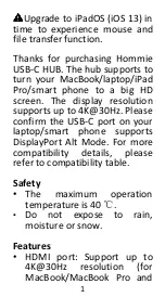 Preview for 3 page of Hommie IPC02 Quick Start Manual