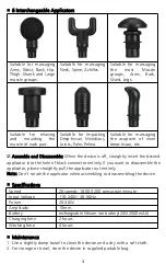 Preview for 4 page of Hommie Muscle Massage Gun User Manual