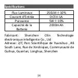 Preview for 16 page of Hommie NL01W User Manual