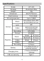 Предварительный просмотр 11 страницы Hommie T11S User Manual