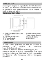 Предварительный просмотр 43 страницы Hommie T11S User Manual