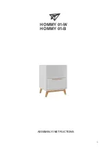 Hommy Dakota 01-B Assembly Instructions Manual preview