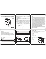 Homony HMN-080A Installation And Operation Manual preview