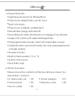 Preview for 3 page of Homtime C12 Pro User Manual